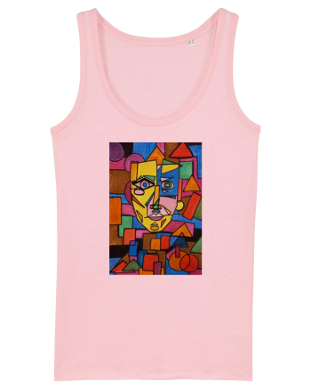 Portret Abstract Cotton Pink