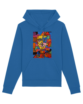 Portret Abstract Royal Blue