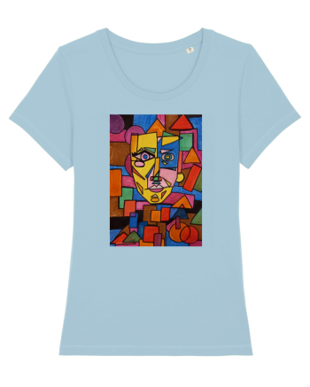 Portret Abstract Sky Blue