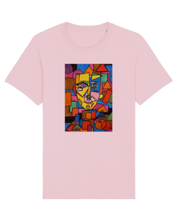 Portret Abstract Cotton Pink