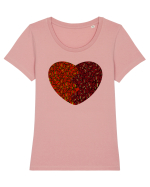 Coffee lovers Tricou mânecă scurtă guler larg fitted Damă Expresser