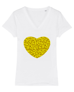 Coffee lovers Tricou mânecă scurtă guler V Damă Evoker