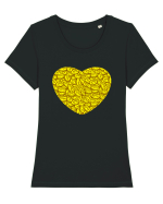 Coffee lovers Tricou mânecă scurtă guler larg fitted Damă Expresser
