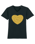 Coffee lovers Tricou mânecă scurtă guler V Bărbat Presenter