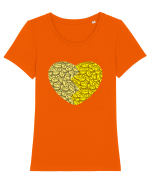 Coffee lovers Tricou mânecă scurtă guler larg fitted Damă Expresser