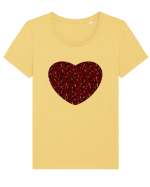 Coffee lovers Tricou mânecă scurtă guler larg fitted Damă Expresser