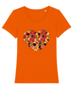 Coffee lovers Tricou mânecă scurtă guler larg fitted Damă Expresser