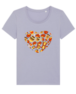 Coffee lovers Tricou mânecă scurtă guler larg fitted Damă Expresser