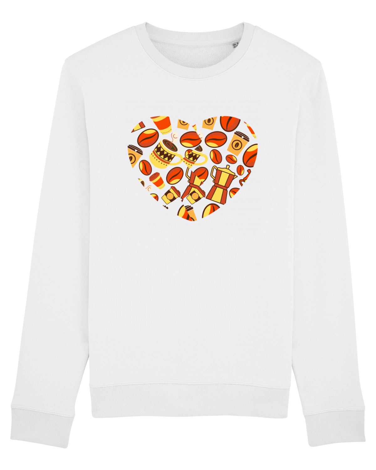 Bluză mânecă lungă Unisex Rise White