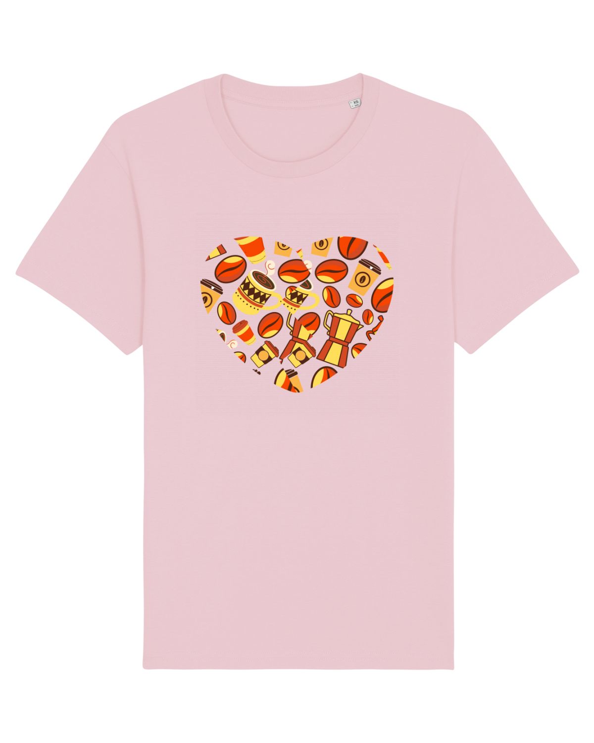 Tricou mânecă scurtă Unisex Rocker Cotton Pink