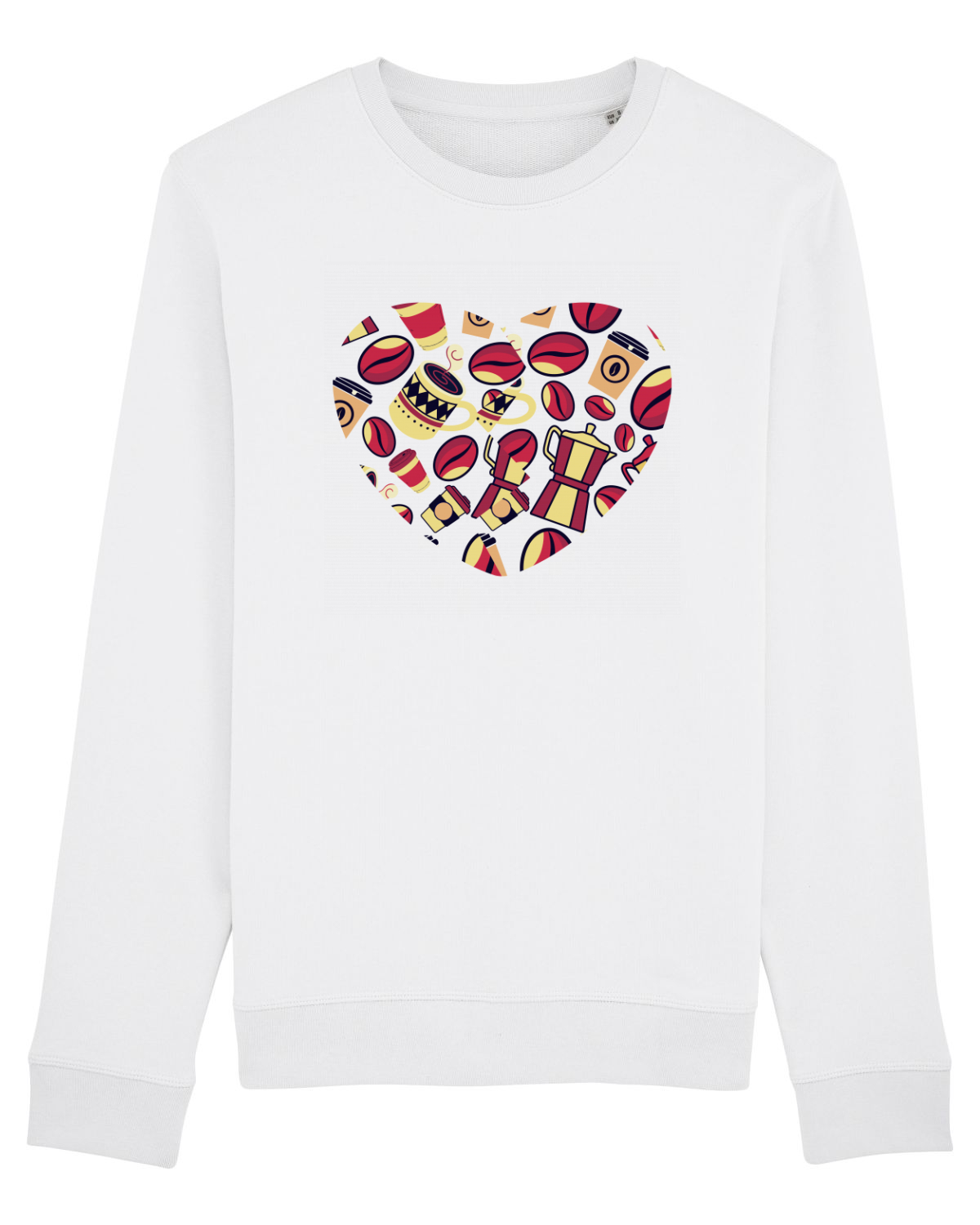 Bluză mânecă lungă Unisex Rise White