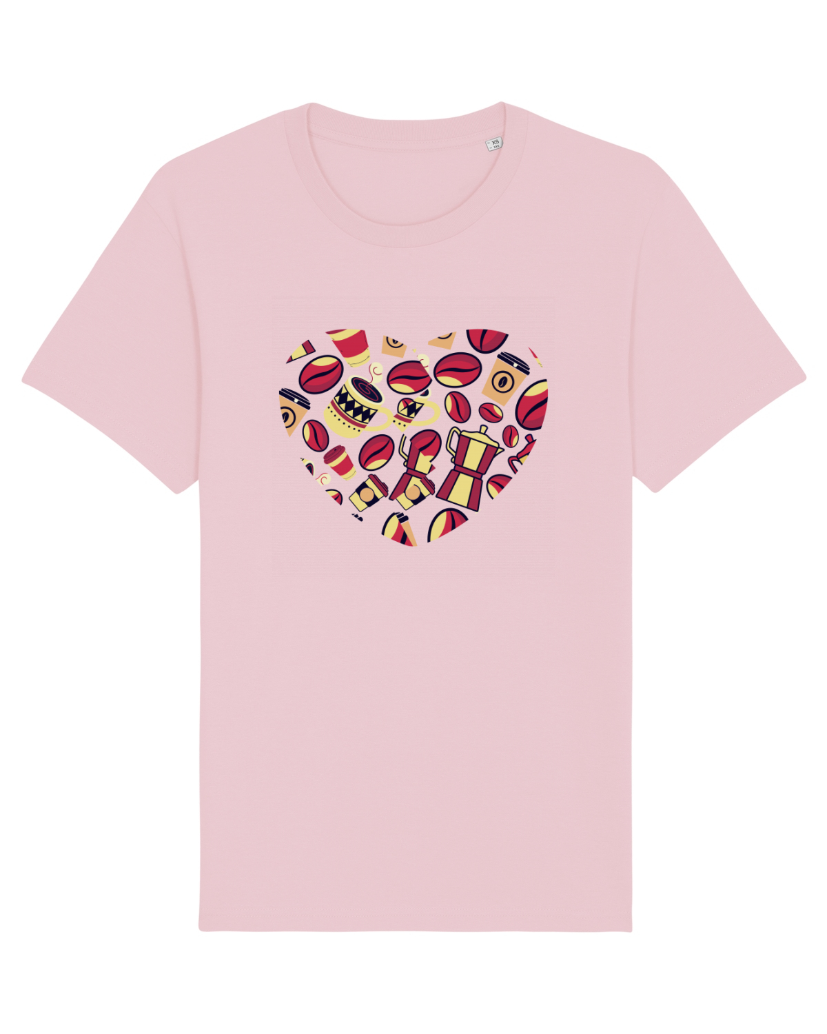 Tricou mânecă scurtă Unisex Rocker Cotton Pink