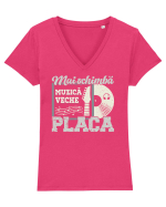 Mai schimba placa Tricou mânecă scurtă guler V Damă Evoker