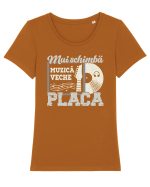 Mai schimba placa Tricou mânecă scurtă guler larg fitted Damă Expresser