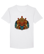 Barong Mask from Bali Tricou mânecă scurtă guler larg Bărbat Skater
