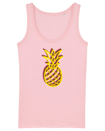 Trippy Pineapple  Cotton Pink