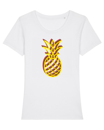 Trippy Pineapple  White