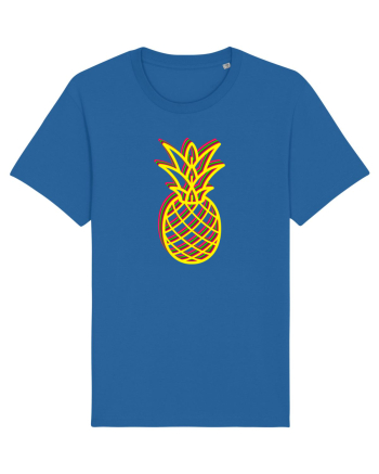 Trippy Pineapple  Royal Blue
