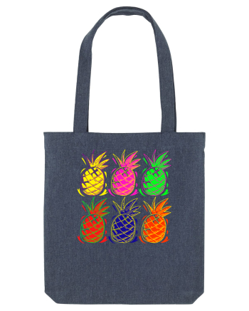 Trippy Pineapple  Midnight Blue
