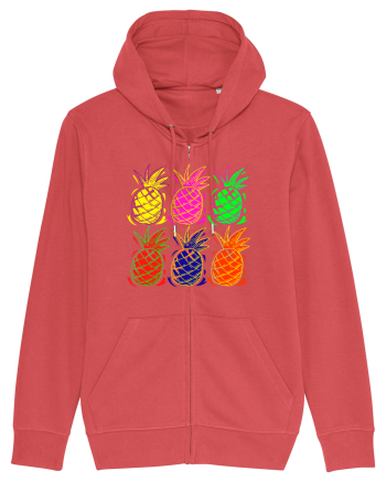 Trippy Pineapple  Carmine Red