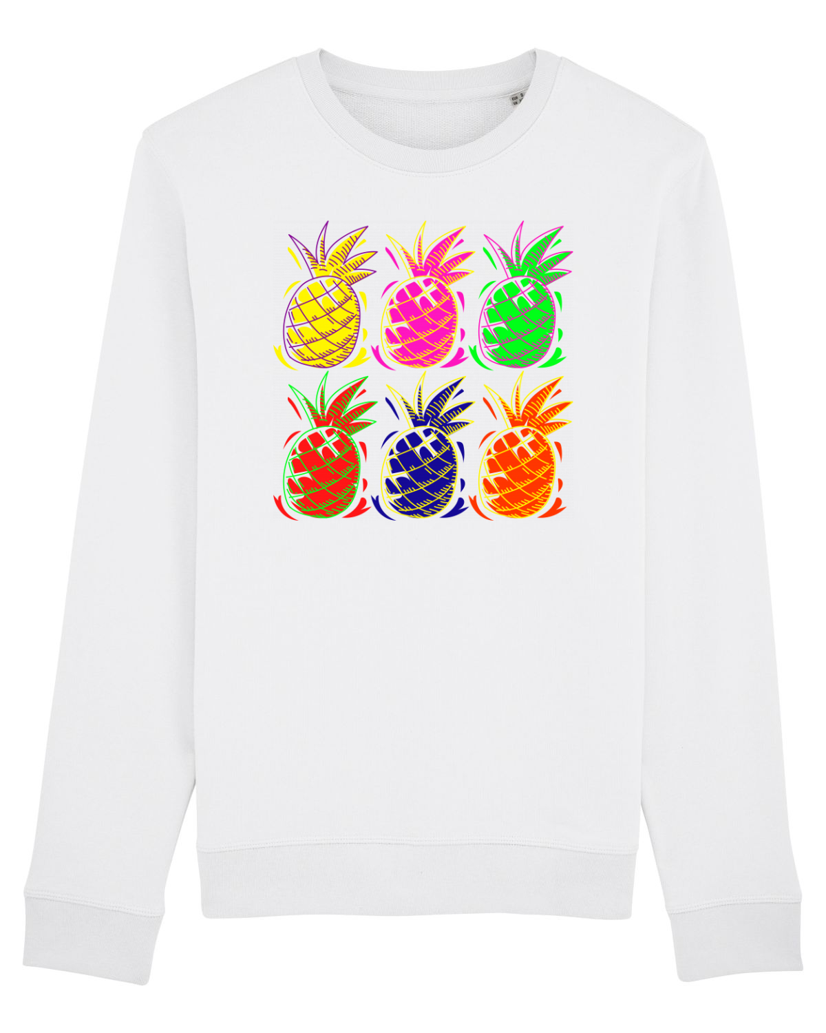 Bluză mânecă lungă Unisex Rise White