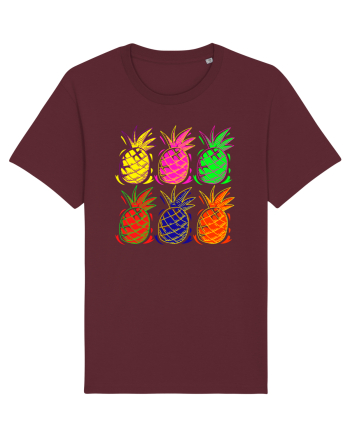 Trippy Pineapple  Burgundy