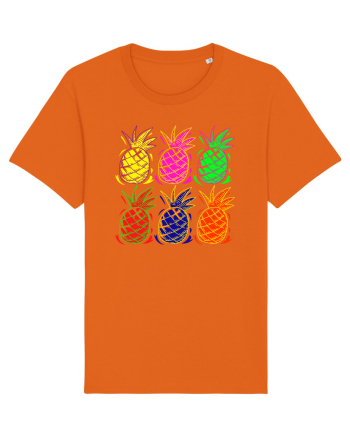 Trippy Pineapple  Bright Orange