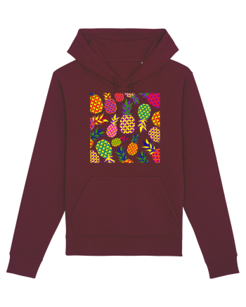 Trippy Pineapple  Burgundy