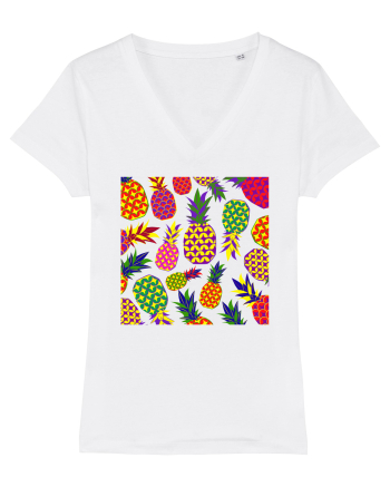 Trippy Pineapple  White