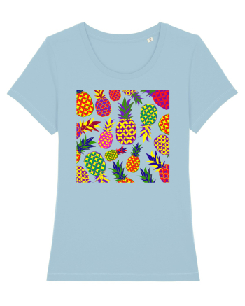 Trippy Pineapple  Sky Blue