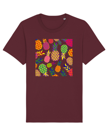 Trippy Pineapple  Burgundy