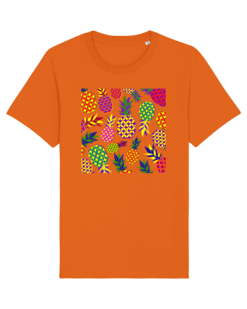 Trippy Pineapple  Bright Orange
