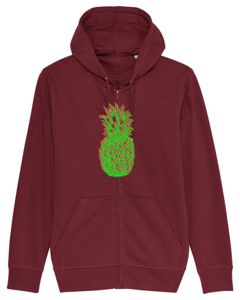 Trippy Pineapple  Burgundy