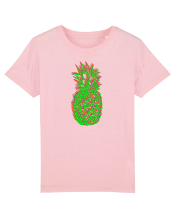 Trippy Pineapple  Cotton Pink