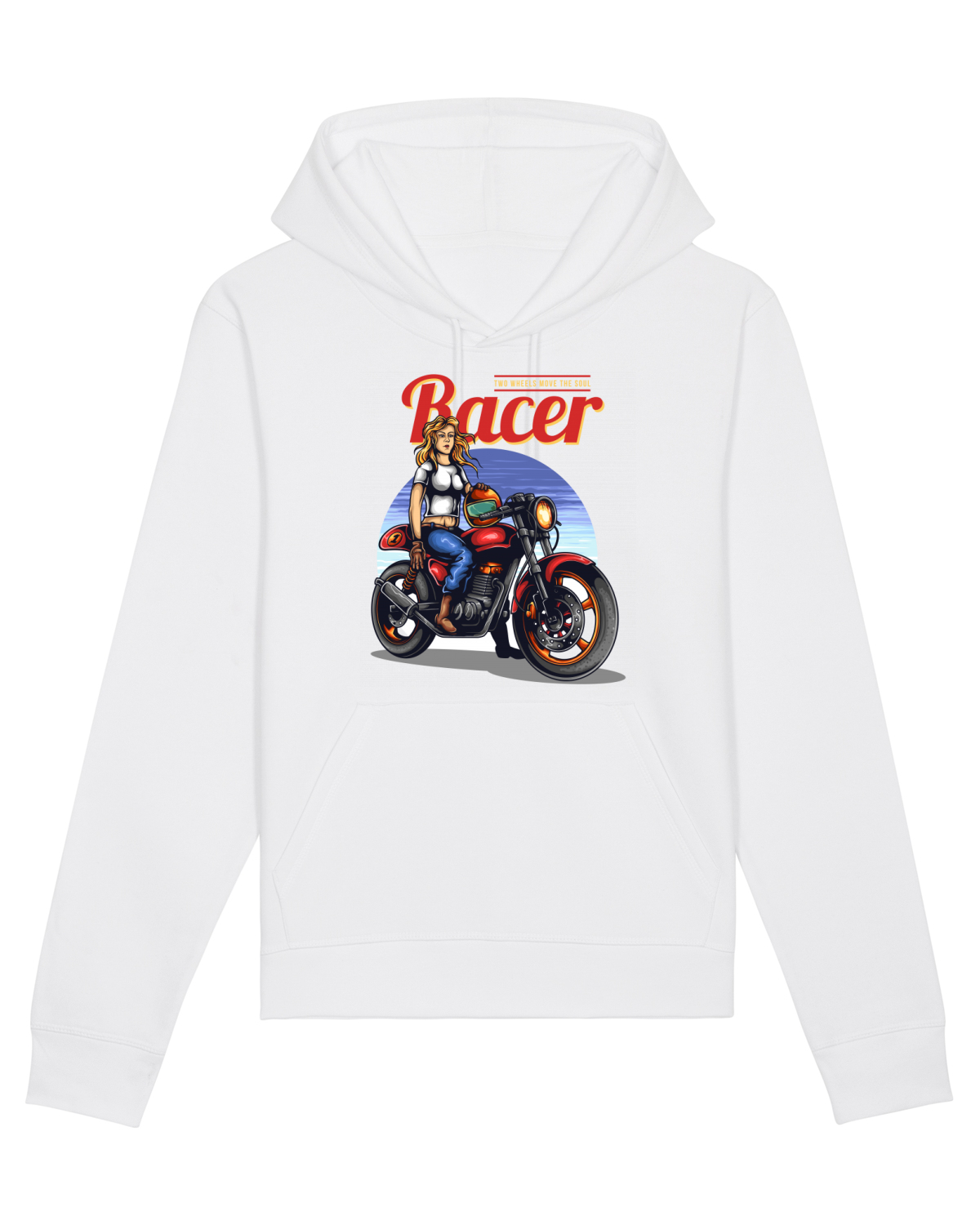 Hanorac Unisex Drummer White