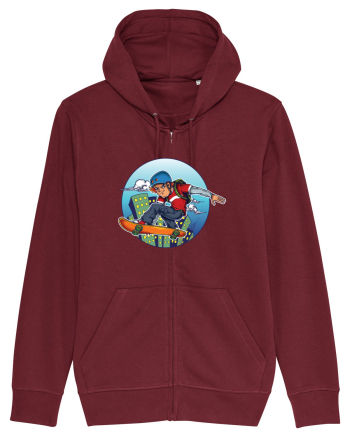 City Skater Burgundy