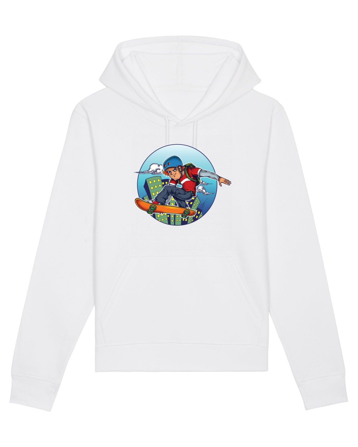 Hanorac Unisex Drummer White