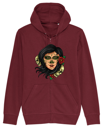 Day Of The Dead Burgundy