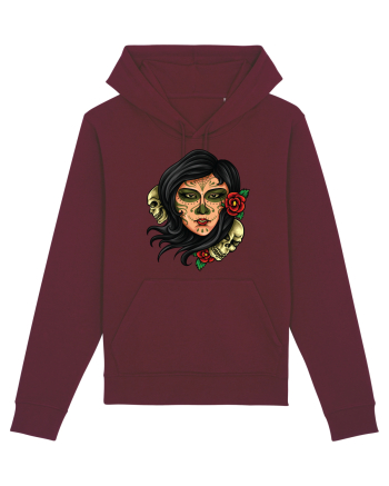 Day Of The Dead Burgundy