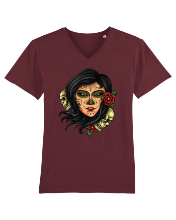 Day Of The Dead Burgundy