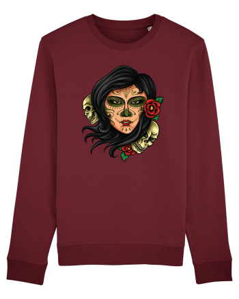 Day Of The Dead Burgundy