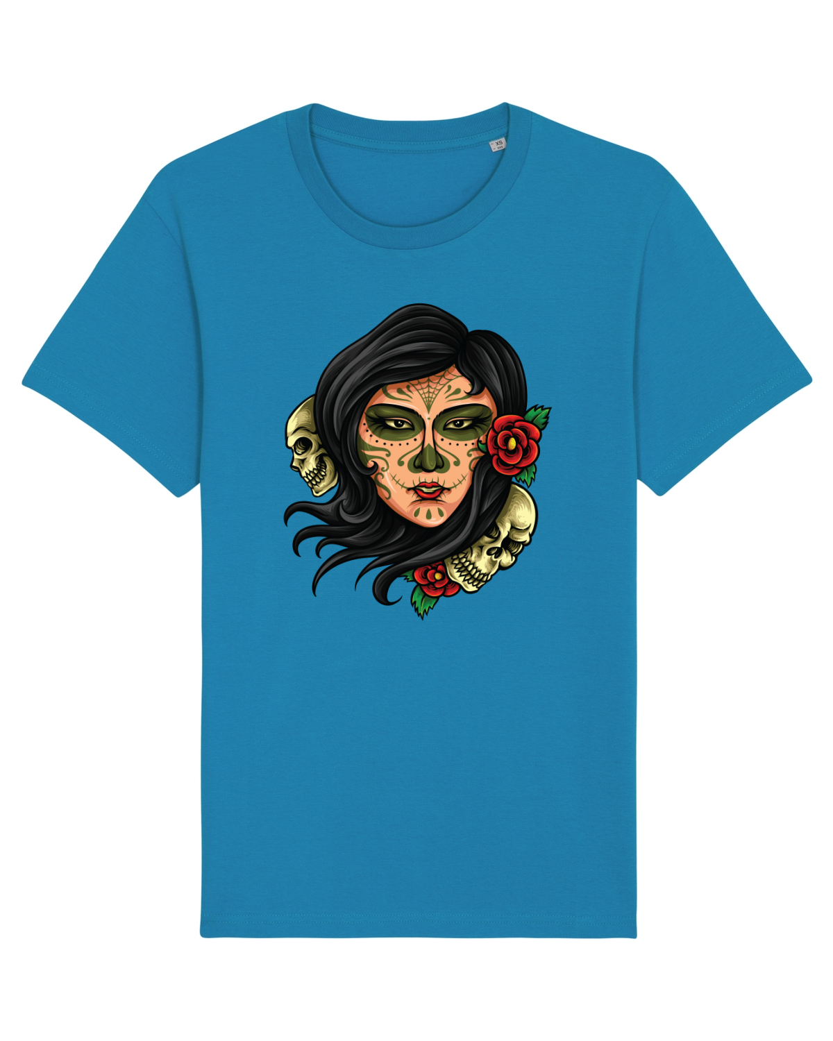 Tricou mânecă scurtă Unisex Rocker Azur