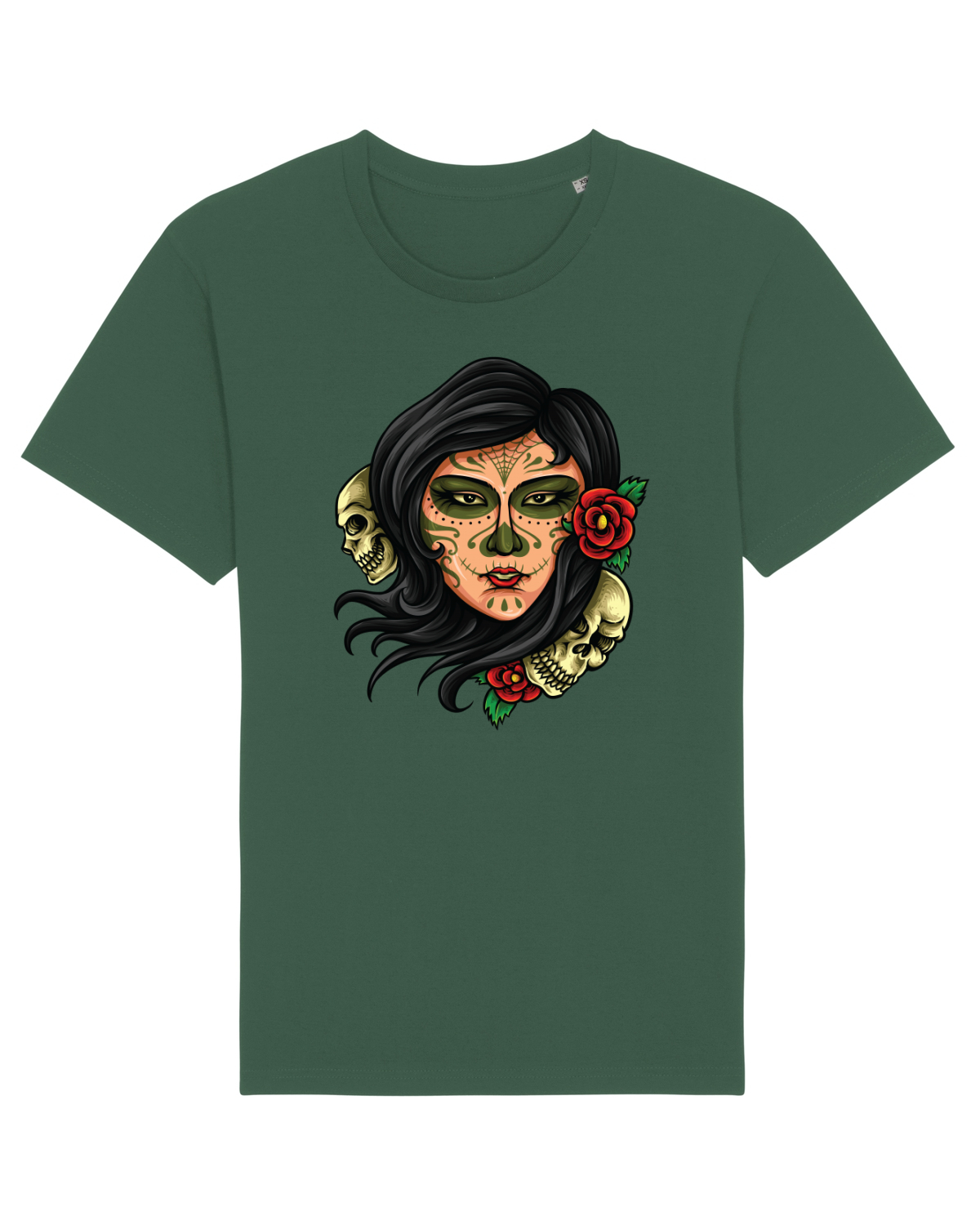 Tricou mânecă scurtă Unisex Rocker Bottle Green