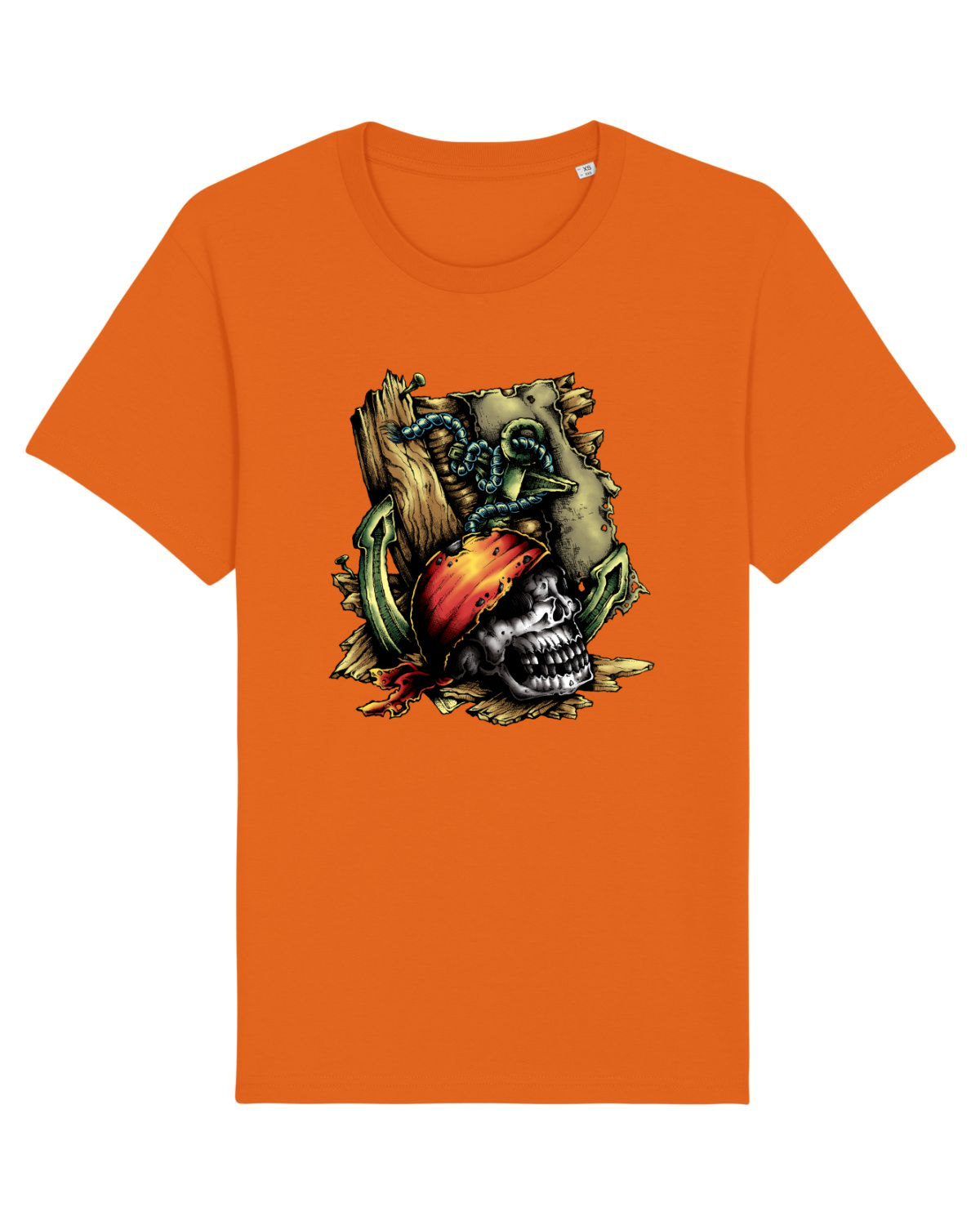 Tricou mânecă scurtă Unisex Rocker Bright Orange