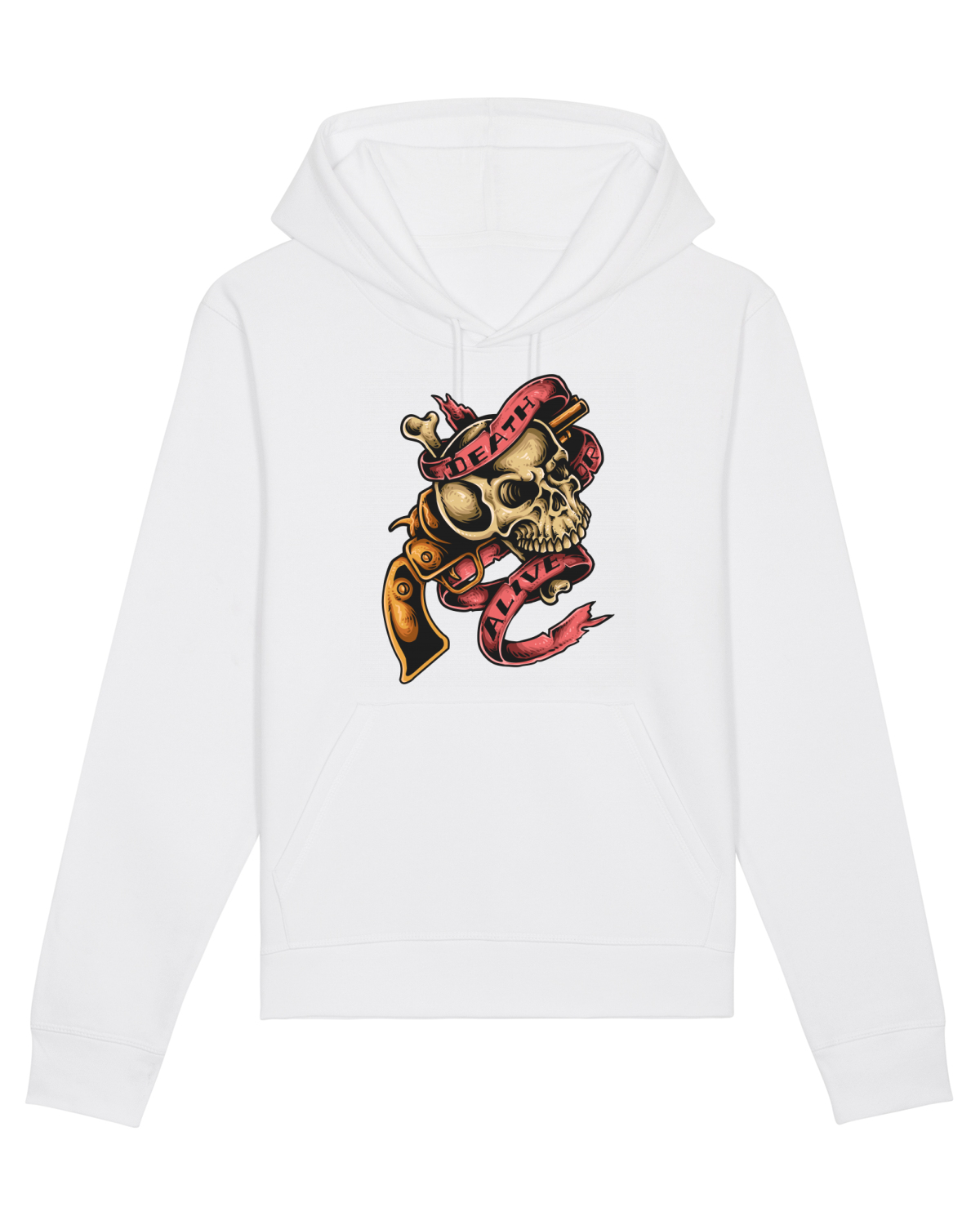 Hanorac Unisex Drummer White