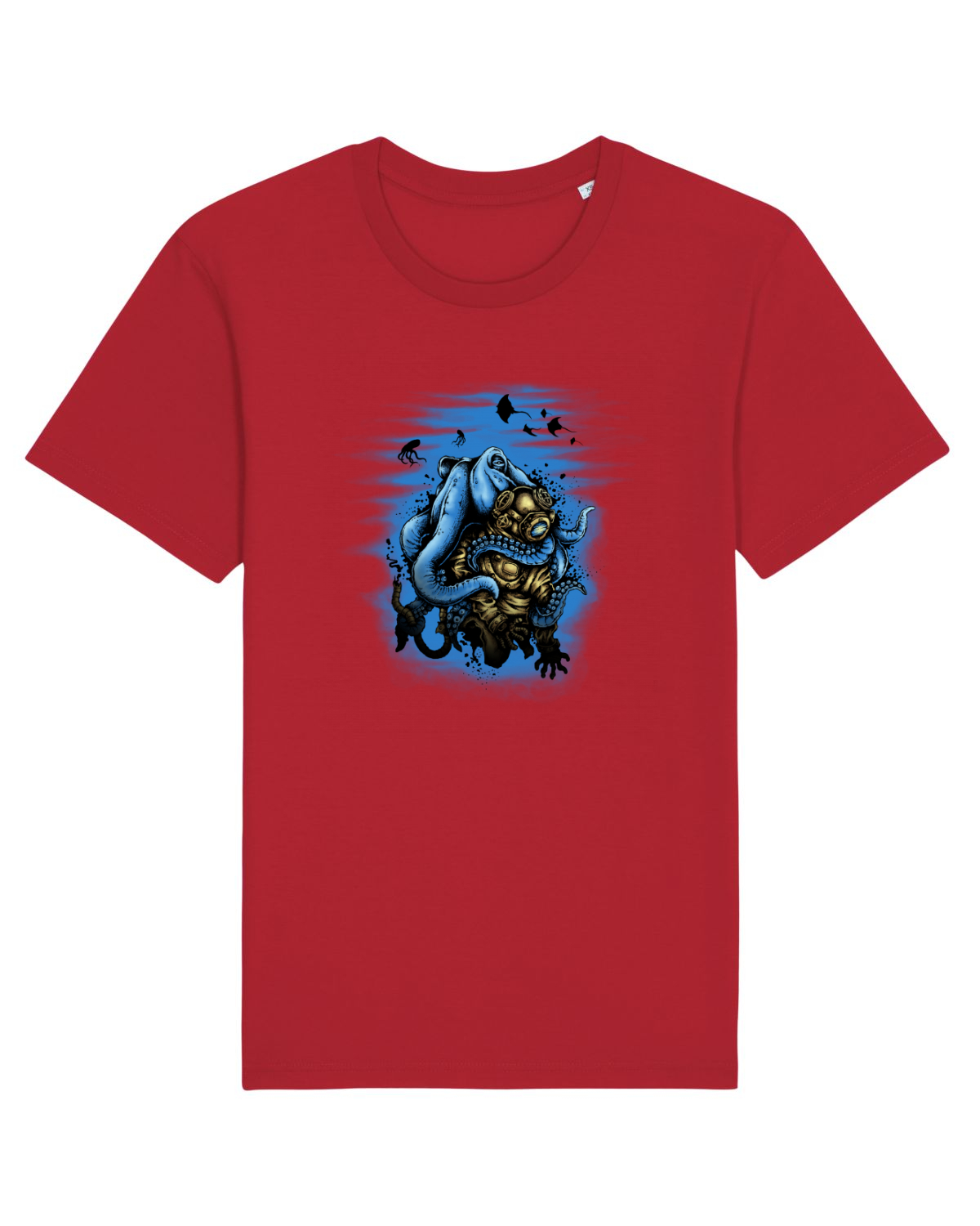 Tricou mânecă scurtă Unisex Rocker Red