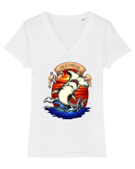 King Of The Ocean Tricou mânecă scurtă guler V Damă Evoker