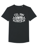 Cel mai blana prof Tricou mânecă scurtă guler larg Bărbat Skater