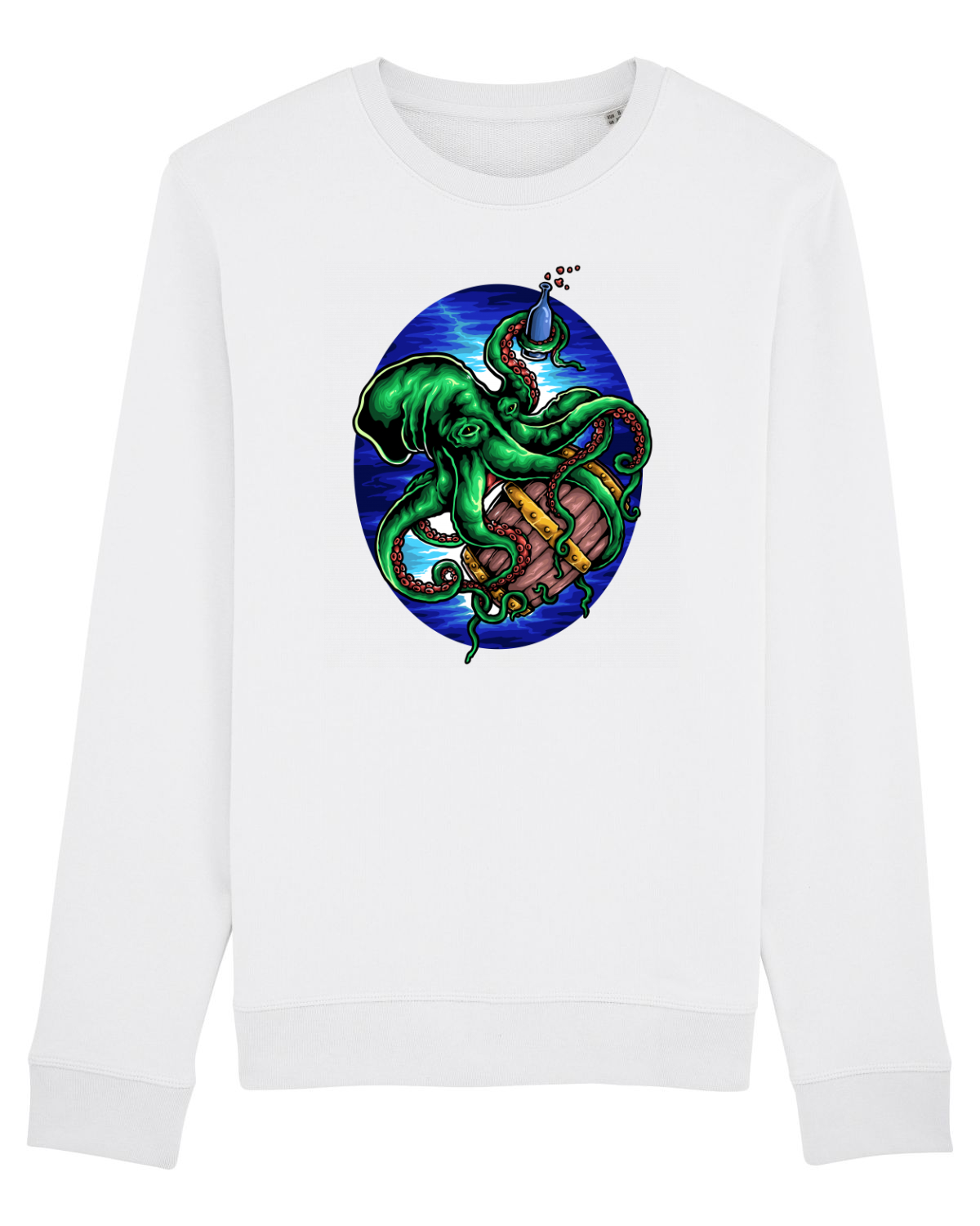 Bluză mânecă lungă Unisex Rise White