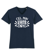 Cel mai blana dirig Tricou mânecă scurtă guler V Bărbat Presenter